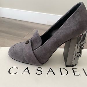 New Casadei, 35 size, grey